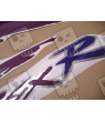 SUZUKI GSX-R 750 1995 - WHITE/BLUE VERSION DECALS SET