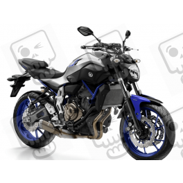 AUFKLEBER YAMAHA MT-07 YEAR 2016-2017