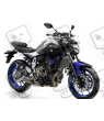 ADESIVI KIT YAMAHA MT-07 YEAR 2016-2017
