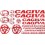 Gagiva Stickers decals motorcycle GAGIVA (Compatible Product)