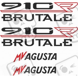 Stickers decals MV AUGUSTA BRUTALE