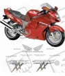 AUTOCOLLANT HONDA BLACKBIRD CBR-1100XX YEAR 2000-2004