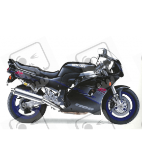 ADEHESIVOS Suzuki GSX-R 1100 YEAR 1994 BLACK/GREY/BLUE (Producto compatible)