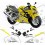 ADESIVI HONDA CBR 600F YEAR 2001-2003 (Prodotto compatibile)