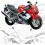 DECALS HONDA CBR 600F YEAR 2002 (Compatible Product)