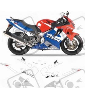 AUTOCOLLANT HONDA CBR 600F YEAR 2002 (Produit compatible)