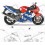 ADHESIVOS HONDA CBR 600F YEAR 2002 (Producto compatible)