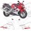 AUTOCOLLANT HONDA CBR 600F YEAR 2004-2005 (Produit compatible)