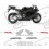 ADESIVOS HONDA CBR 1000RR YEAR 2004-2005 (Produto compatível)