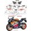 DECALS HONDA CBR 1000RR YEAR 2004-2005 REPSOL (Compatible Product)