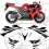 AUFKLEBER HONDA CBR 1000RR YEAR 2006-2007 (Kompatibles Produkt)
