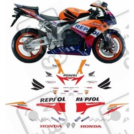 AUFKLEBER HONDA CBR 1000RR YEAR 2007 REPSOL