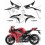 AUTOCOLLANT HONDA CBR 1000RR YEAR 2008-2009 (Produit compatible)