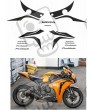 AUFKLEBER HONDA CBR 1000RR YEAR 2008-2009