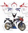 ADESIVOS HONDA CBR 1000RR YEAR 2009 HRC
