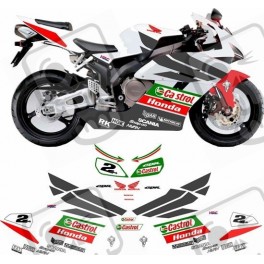 ADHESIVOS HONDA CBR 1000RR YEAR 2003 CASTROL HRC