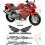 Honda VTR 1000F YEAR 2000-2001 FIRESTORM STICKERS (Compatible Product)