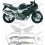 Honda VTR 1000F YEAR 2002-2003 FIRESTORM ADESIVOS (Produto compatível)