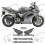 HONDA VFR 800 VTEC Interceptor YEAR 2008 ADESIVOS (Produto compatível)