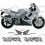 HONDA VFR 750 YEAR 1994-1997 AUTOCOLLANT (Produit compatible)