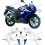 Aufkleber Honda CBR 125R YEAR 2007-2008 (Kompatibles Produkt)