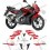 Aufkleber Honda CBR 125R YEAR 2009 (Kompatibles Produkt)