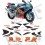 Honda CBR 900RR FIREBLADE YEAR 1998 AUFKLEBER (Kompatibles Produkt)