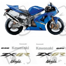 Kawasaki ZX-6R 636 YEAR 2003-2004 AUTOCOLLANT