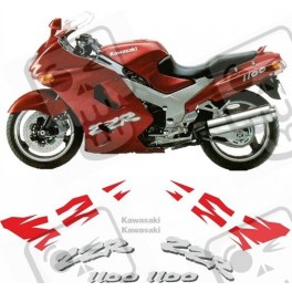 Kawasaki ZZR 1100 YEAR 1995 STICKERS