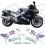 Kawasaki ZZR 1100 YEAR 1995 ADESIVI (Prodotto compatibile)