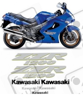 Kawasaki ZZR 1200 ZZ-R YEAR 2004 DECALS