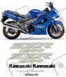 Kawasaki ZZR 1200 ZZ-R YEAR 2004 AUFKLEBER