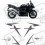 SUZUKI GSX 650F YEAR 2014 Autocollant (Produit compatible)