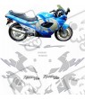 SUZUKI GSX 750F YEAR 1992 YEAR 2014 Adesivi