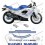 SUZUKI GSXS600F YEAR 1988 Adesivi (Prodotto compatibile)