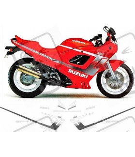 SUZUKI GSXS600F YEAR 1990-1991 STICKERS (Compatible Product)