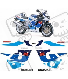SUZUKI GSX-R 750 YEAR 1997-1998 STICKERS