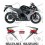 SUZUKI GSX-R 600 K6 YEAR 2006-2007 ADESIVI (Prodotto compatibile)