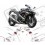 SUZUKI GSX-R 600 K6 YEAR 2006-2007 AUTOCOLLANT Relentless race (Produit compatible)