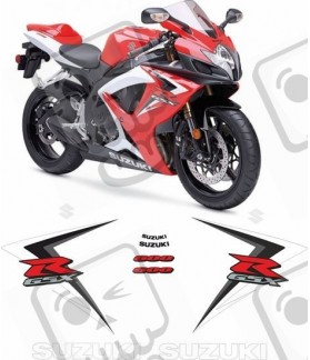 SUZUKI GSX-R 600 K7 YEAR 2007 AUTOCOLLANT