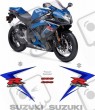 SUZUKI GSX-R 600 K7 YEAR 2007 ADHESIVOS