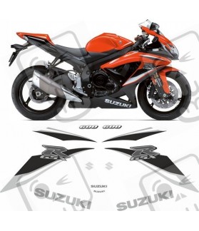 SUZUKI GSX-R 600 K9 YEAR 2009 DECALs
