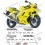 TRIUMPH Daytona 955i YEAR 2002 ADHESIVOS (Producto compatible)