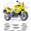 TRIUMPH Sprint ST RS 955 YEAR 2001 ADHESIVOS (Producto compatible)