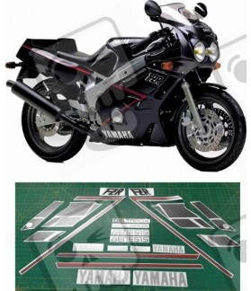 Yamaha FZR 600 YEAR 1989 STICKERS (Compatible Product)