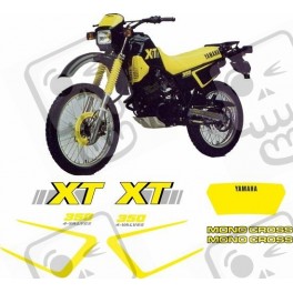 Yamaha XT 350 YEAR 1988-1990 STICKERS