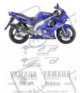 YAMAHA YZF 600R THUNDERCAT YEAR 1998-2001 ADESIVOS (Produto compatível)