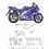 YAMAHA YZF 600R THUNDERCAT YEAR 1998-2001 ADESIVOS (Produto compatível)