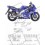 YAMAHA YZF 600R THUNDERCAT YEAR 1998-2001 AUTOCOLLANT (Produit compatible)
