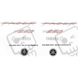 Yamaha FAZER YS250 YEAR 2008-2009 DECALS